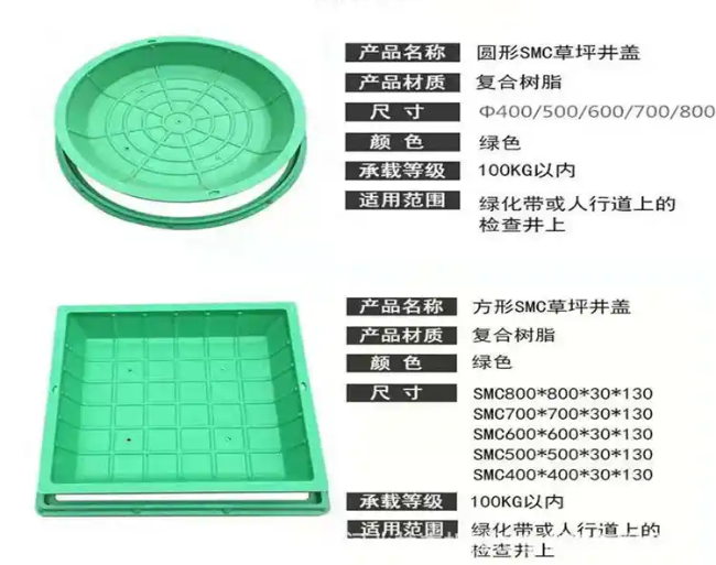 阿勒泰树脂复合种植井盖展示